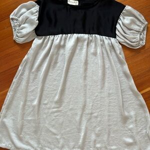 NWOT Black and Gray / silver girls Dress